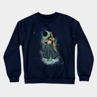 Cancer MoonChild Belly Dancer Crewneck Sweatshirt